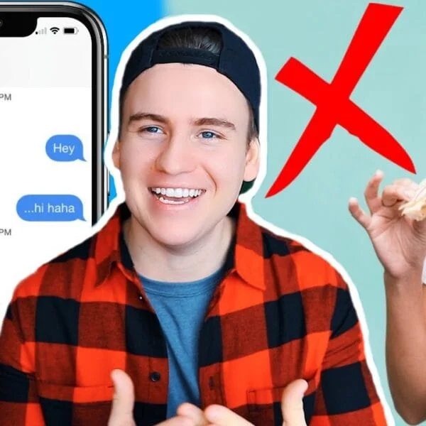 What does . mean in the text of a boy?