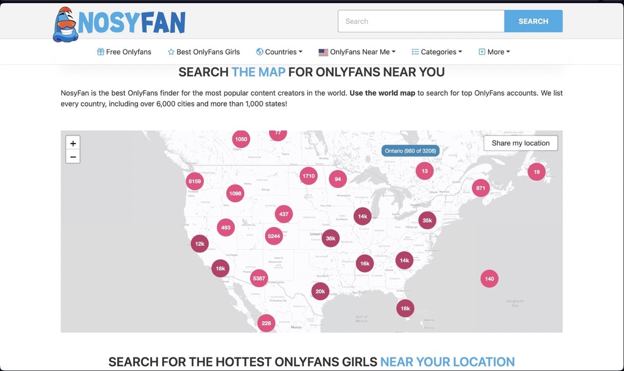 OnlyFans Creators Near Me