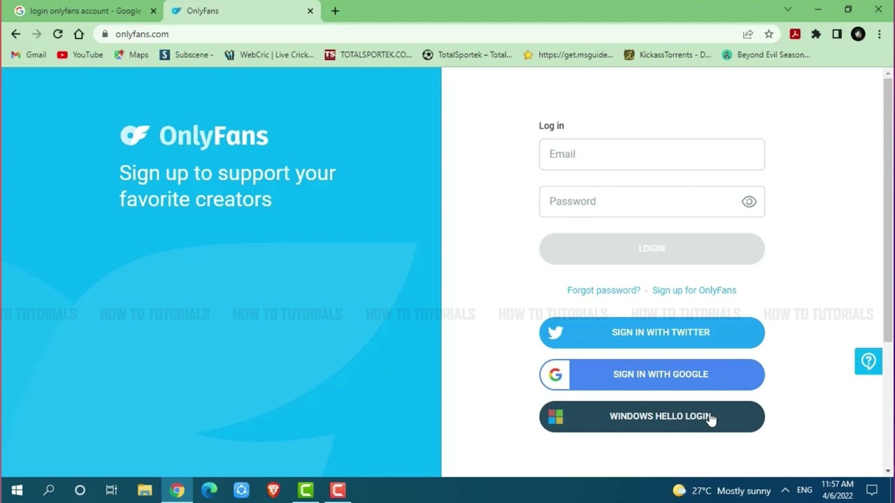 OnlyFans Login