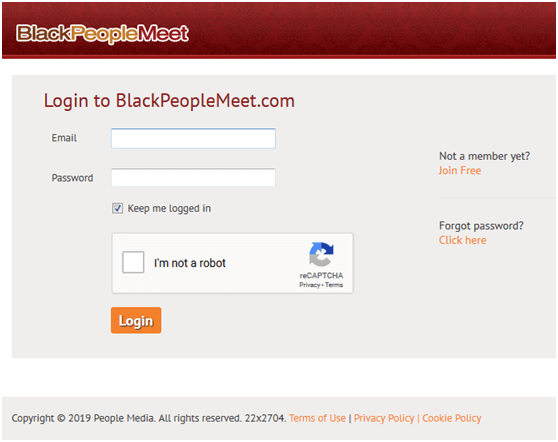 BlackPeopleMeet.com Login