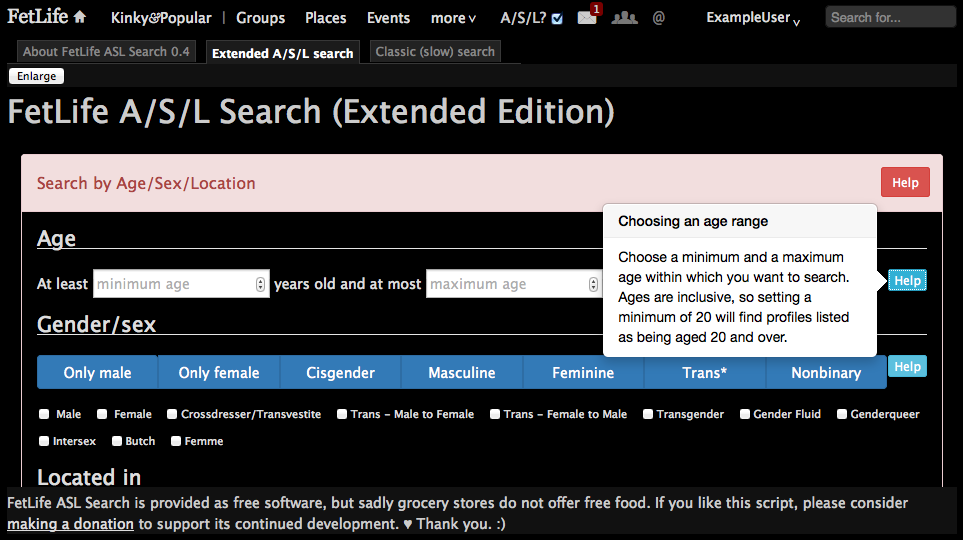Fetlife. Support