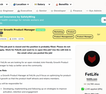 Fetlife Business Listing