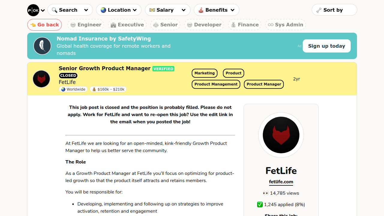Fetlife Business Listing