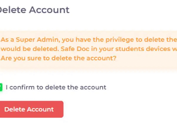 Delete My Secret Benefits Account