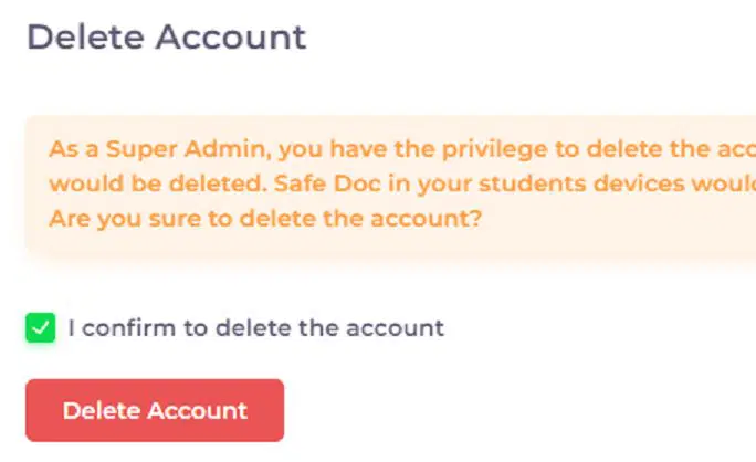 Delete My Secret Benefits Account
