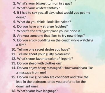 Interesting Questions to Ask a Girl