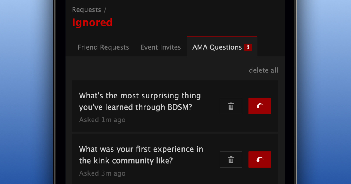 Fetlife Account Deletion