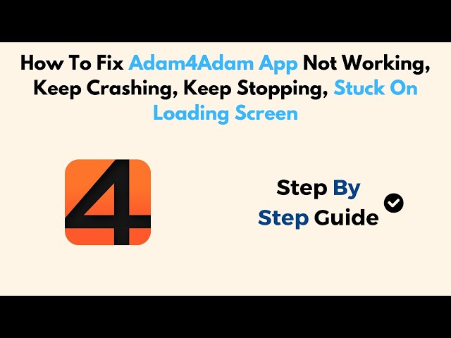 Troubleshooting Adam4Adam Login Issues
