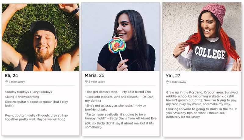 Generic Dating Profile Questions