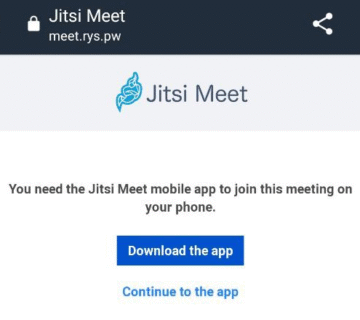 Jitsi Meet App Download