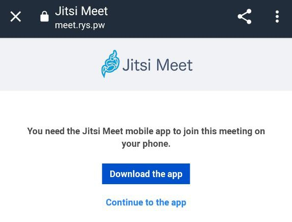 Jitsi Meet App Download
