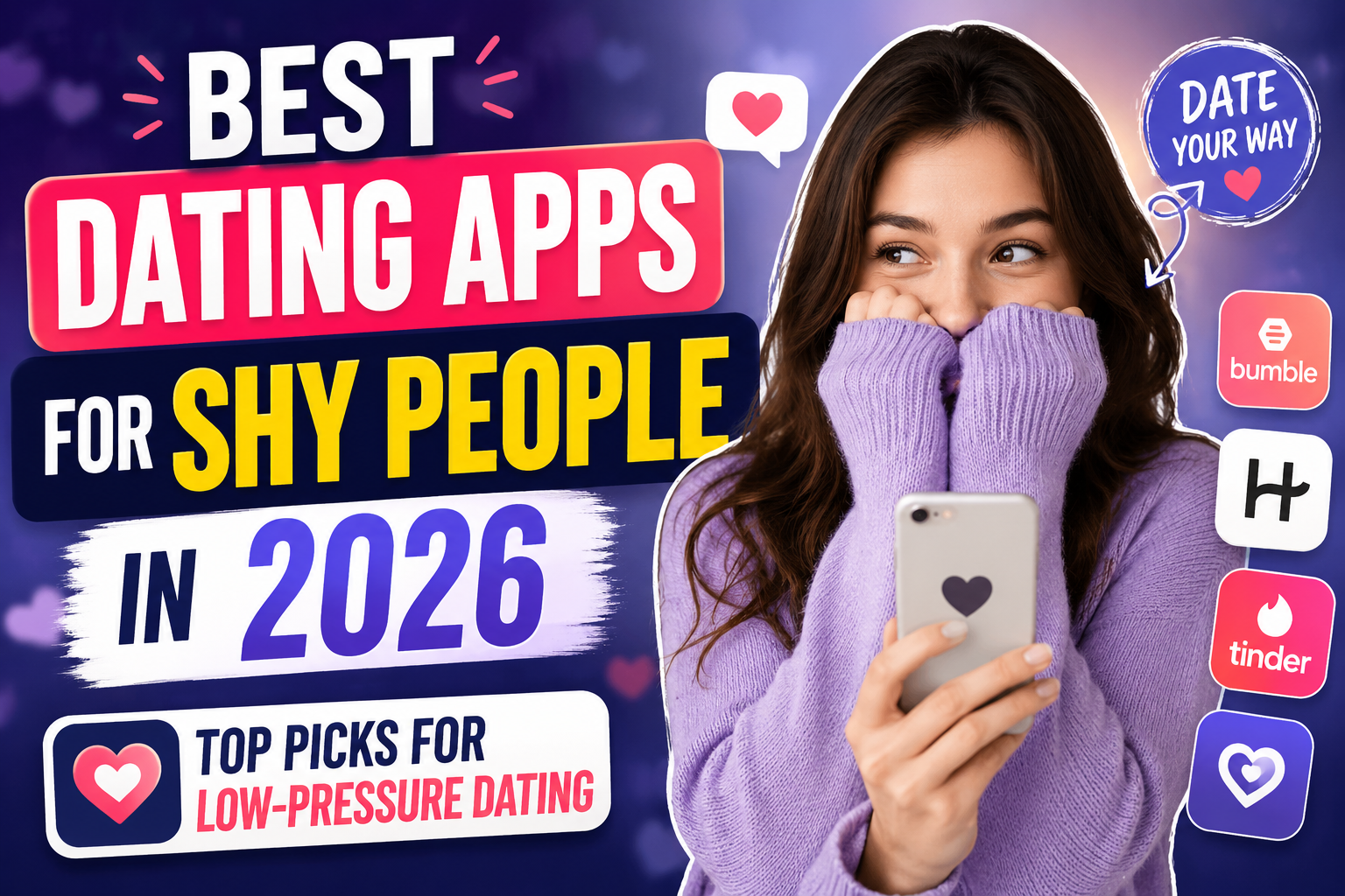 Best dating apps for shy people 2026
