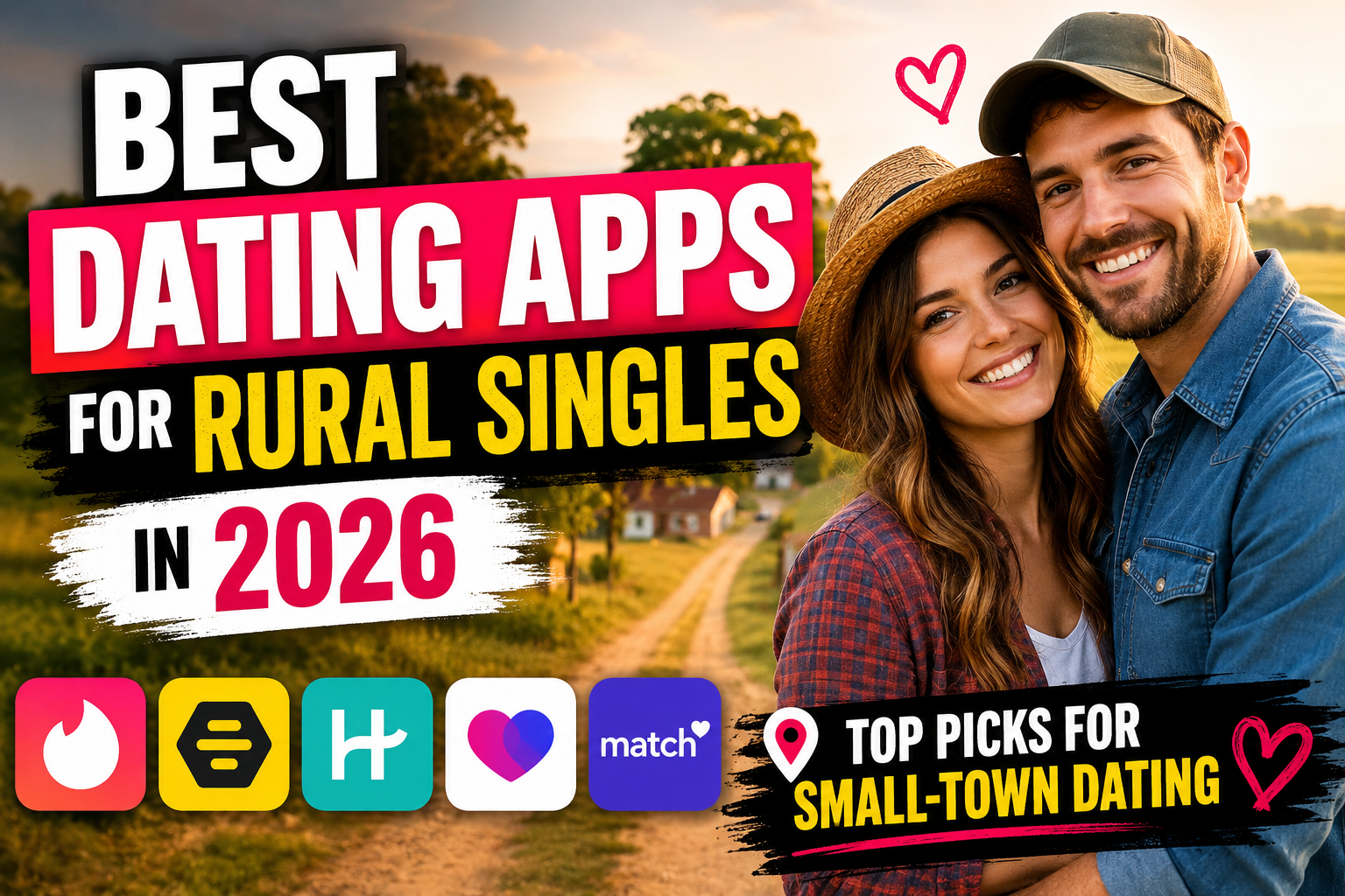 Best dating apps for rural singles 2026